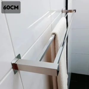 Toalheiro Inox 304 - 60cm Polido Ou Preto Fosco