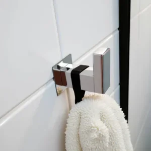 Gancho / Cabide Inox 304 Para Banheiro Polido Ou Preto Fosco