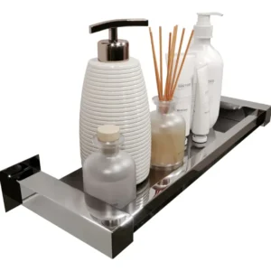 Porta Shampoo Inox 30 Cm - Alto Brilho E Resistencia Inox Polido